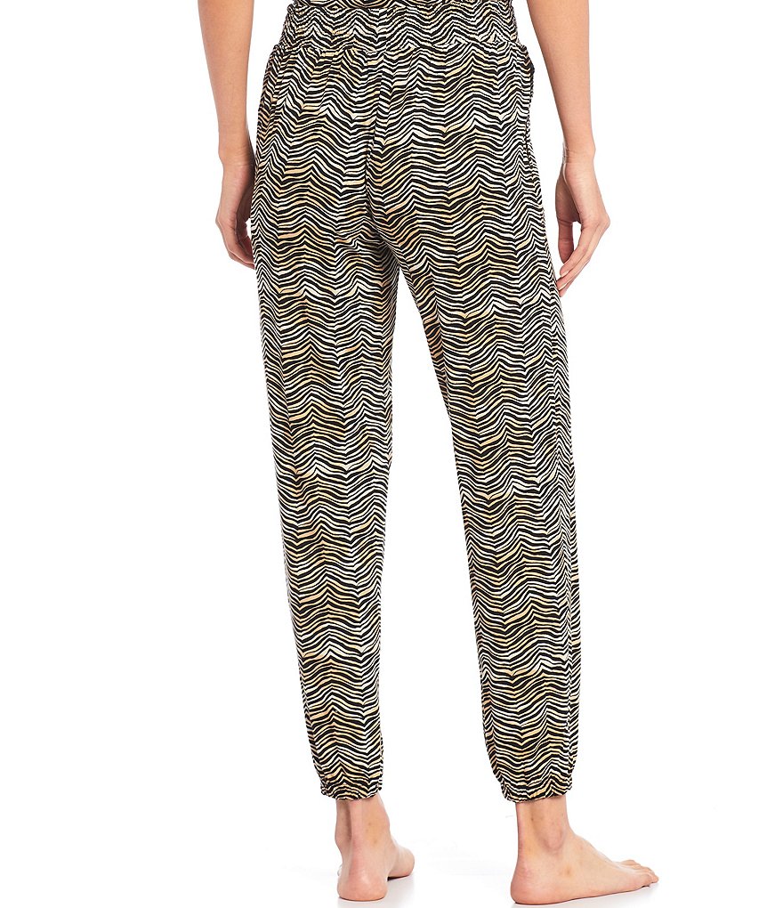 Refinery29 Animal Print French Terry Jogger Coordinating Sleep Pants