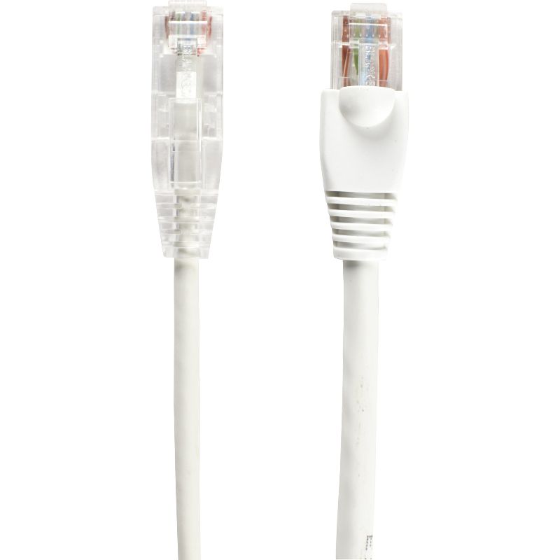 Black Box CAT6A UTP Slim-Net Patch Cable, 28AWG, 500-MHz, PVC - 19.69 ft Category 6a Network Cable for Patch Panel, Network Device