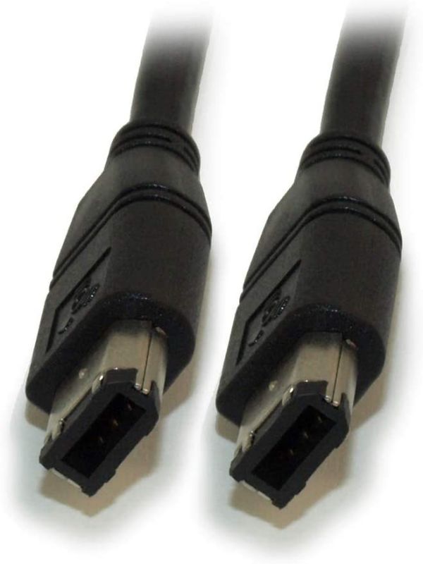 Micro Connectors, Inc. 6 feet Firewire Cable 1394B 9 Pin to 6 Pin (E07-238)