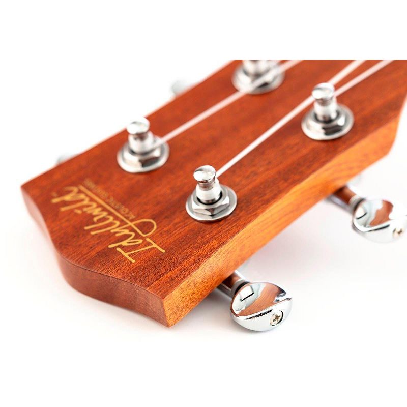 Monoprice Sapele Soprano Ukulele With Gig Bag, Tuner, Strap, And Extra Set of Strings, Ideal For Learning Simple, Fun Songs - Idyllwild Series