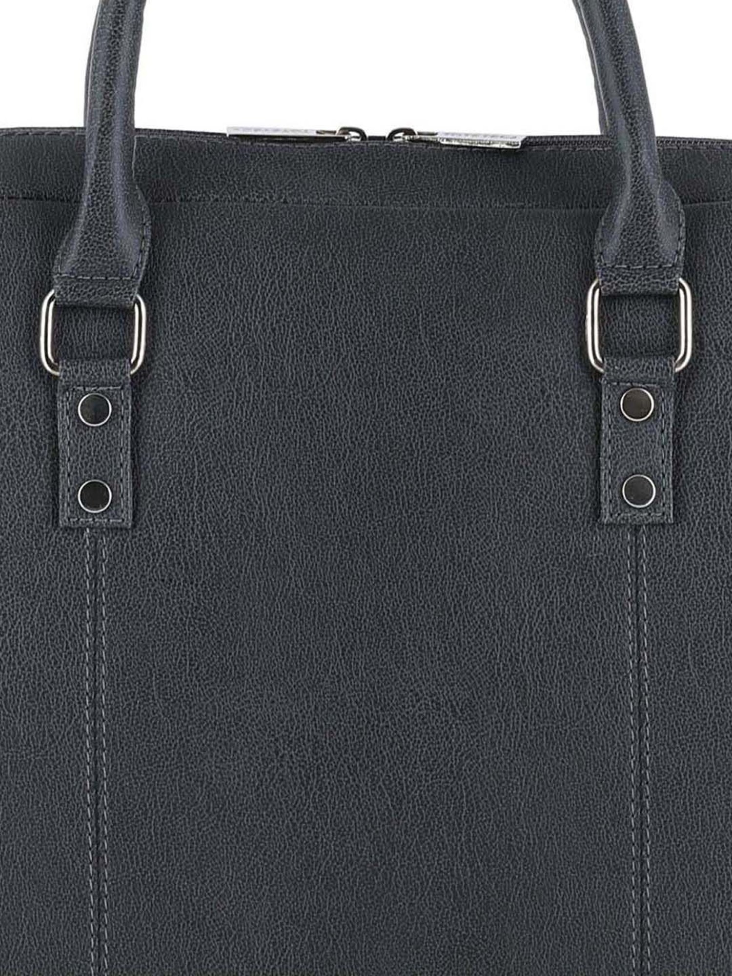Toteteca Black Solid Large Messenger Bag