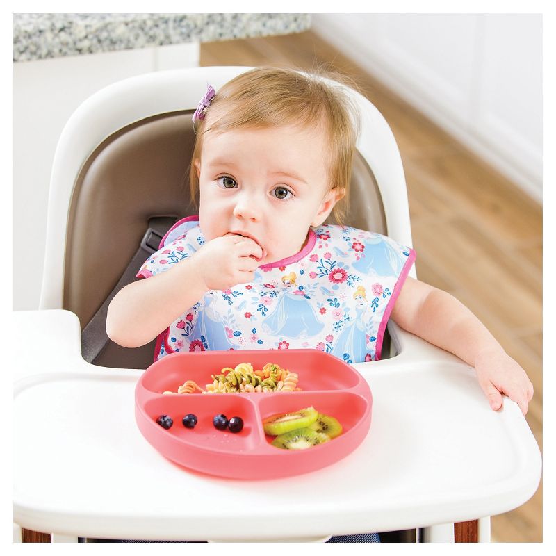 Bumkins Silicone Grip Dish - Red