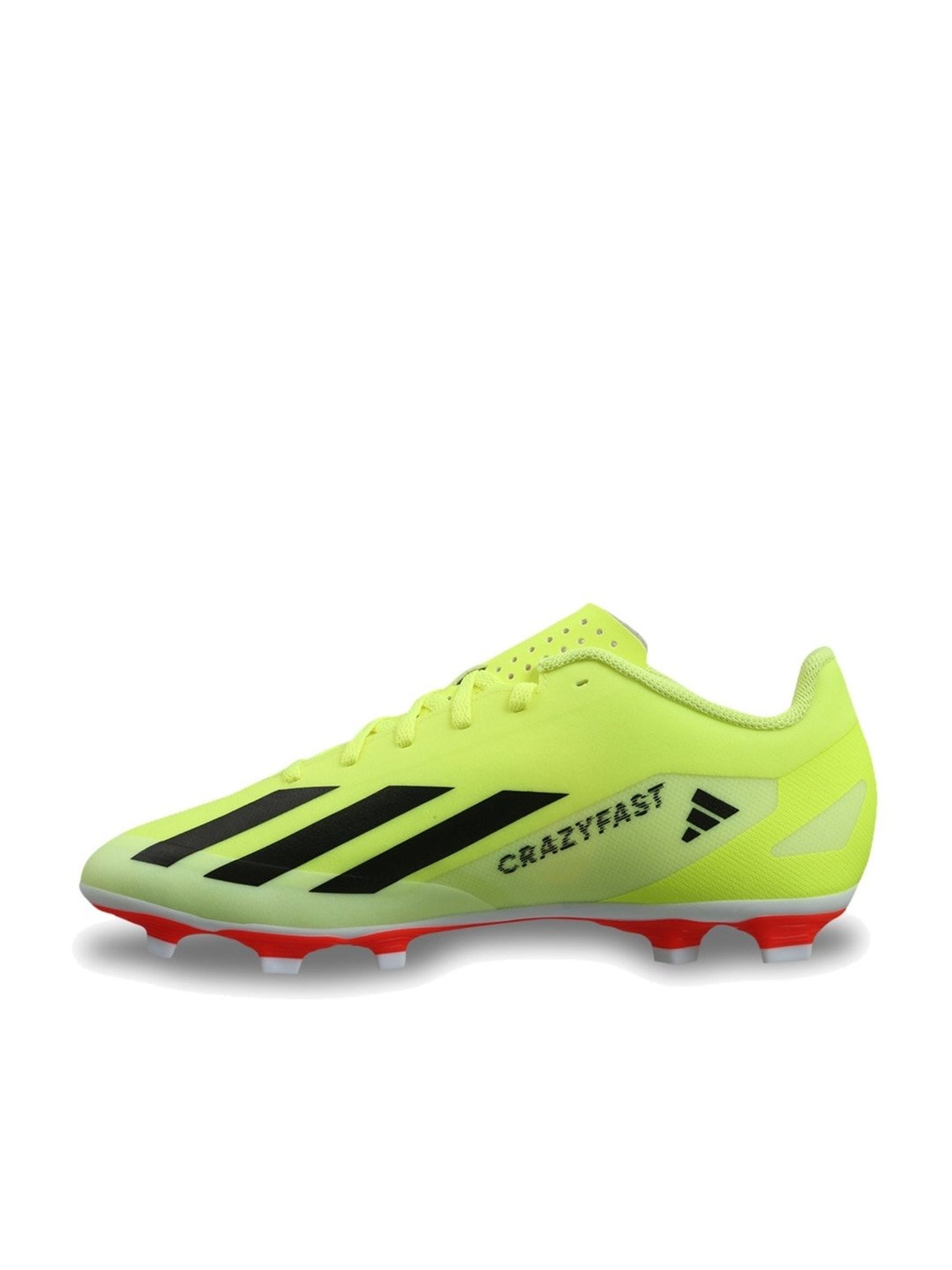 Adidas Men's X CRAZYFAST CLUB FxG Lime Football Shoes