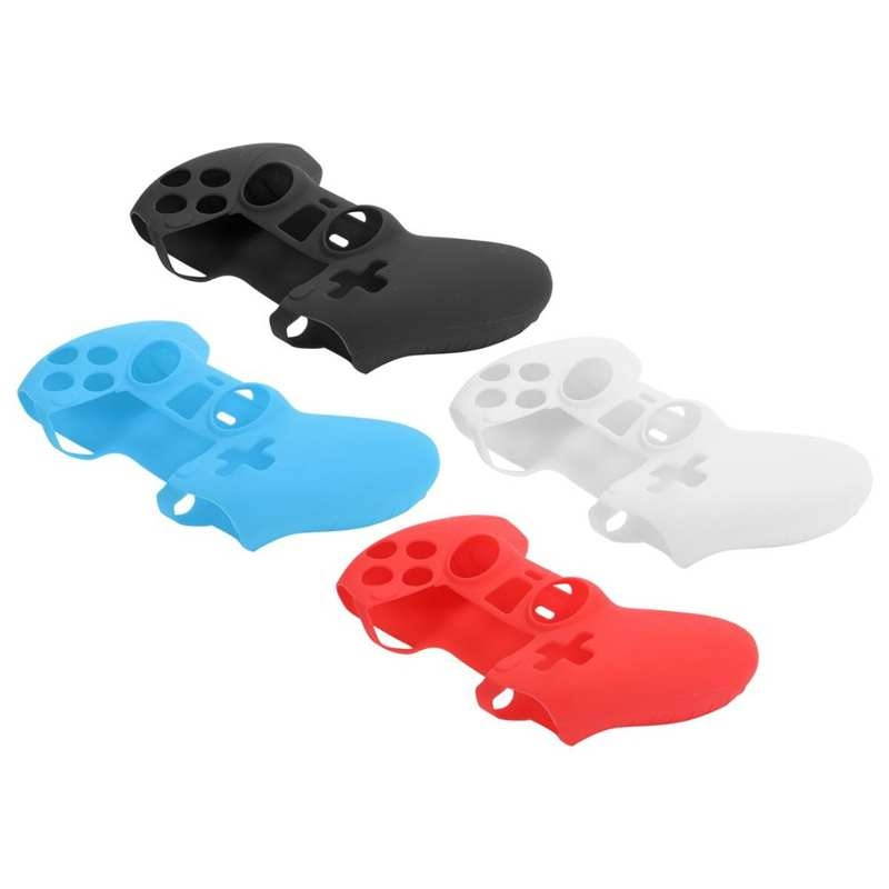 4Pcs Game Gamepad Handle Silicone Case Protective Sleeve Accessory for PS5 Game Console