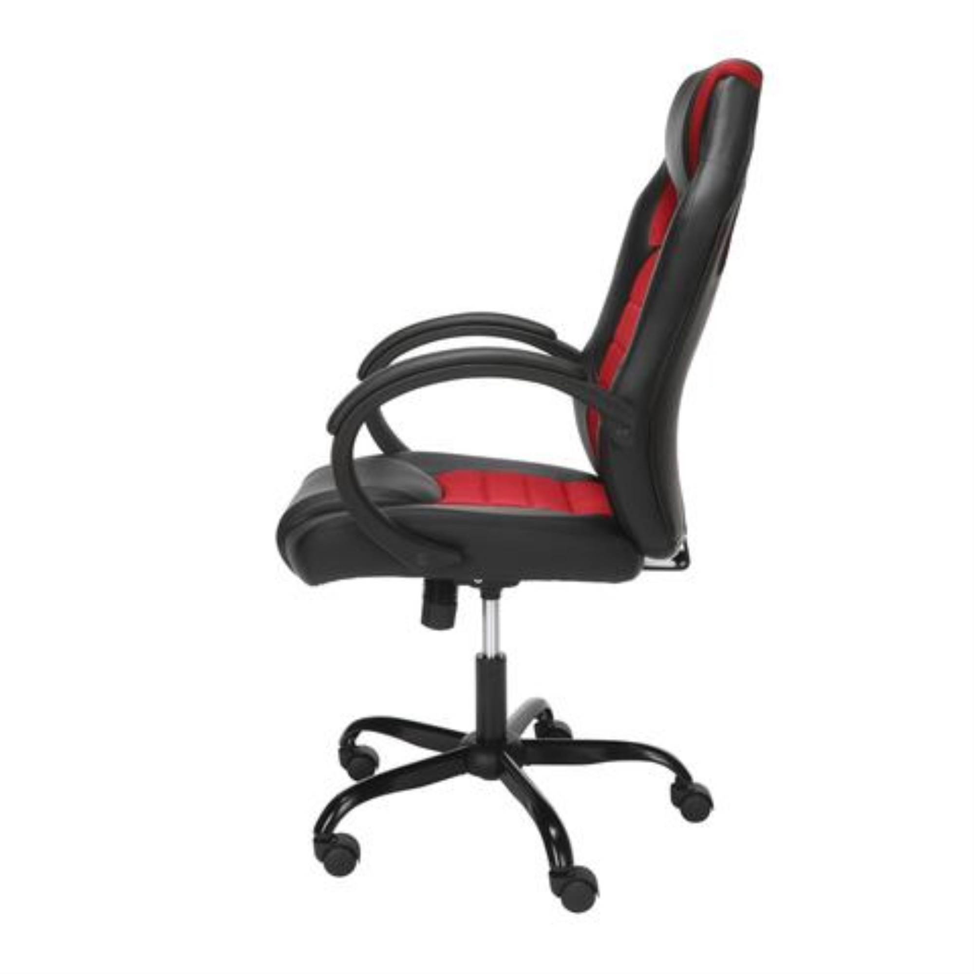 Essentials Collection High-Back Gaming Chair, Padded Loop Arms, in Red (ESS-3083HB-RED)