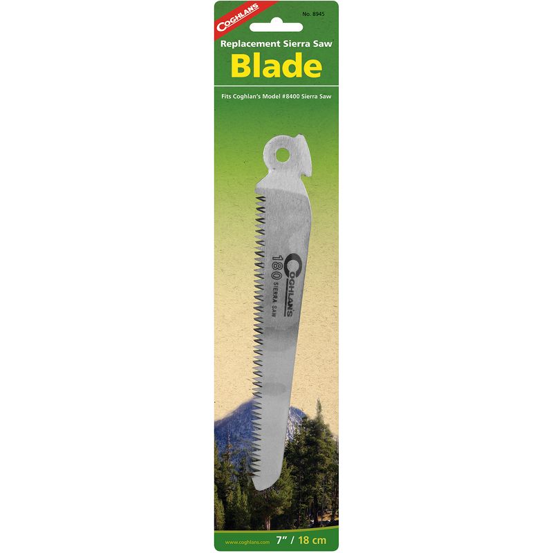 Coghlan's Replacement Sierra Saw Blade, 7-inch Tempered Flexible Steel