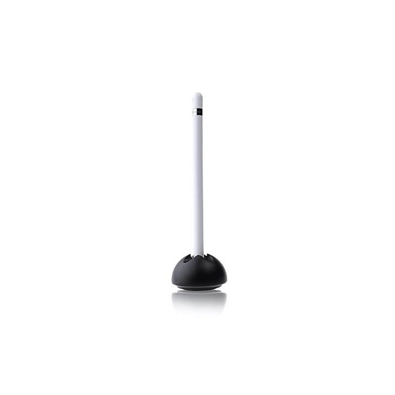Mushroom Stand for Apple Pencil, Solid Aluminum Stand for Apple Pencil, Stand Horizontally and Vertically for Apple Pencil.(Black)