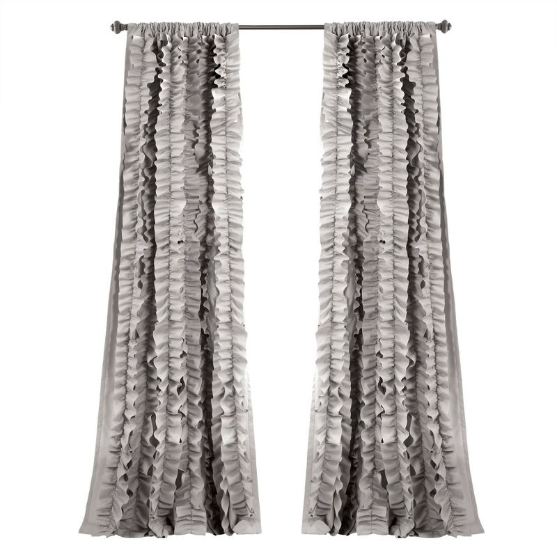 84"x54" Belle Window Curtain Gary - Lush Décor