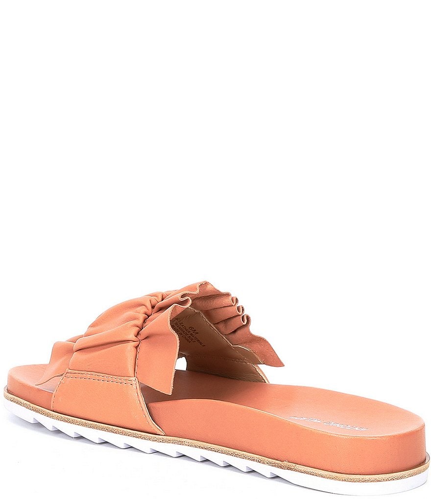 Antonio Melani Perinna Ruffled Leather Sandals