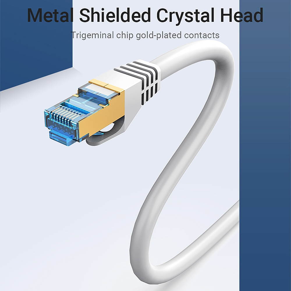 Vention Cat.7 10Gbps Network Cable RJ45 Dual Shielded SSTP Patch Cable Wire 3m
