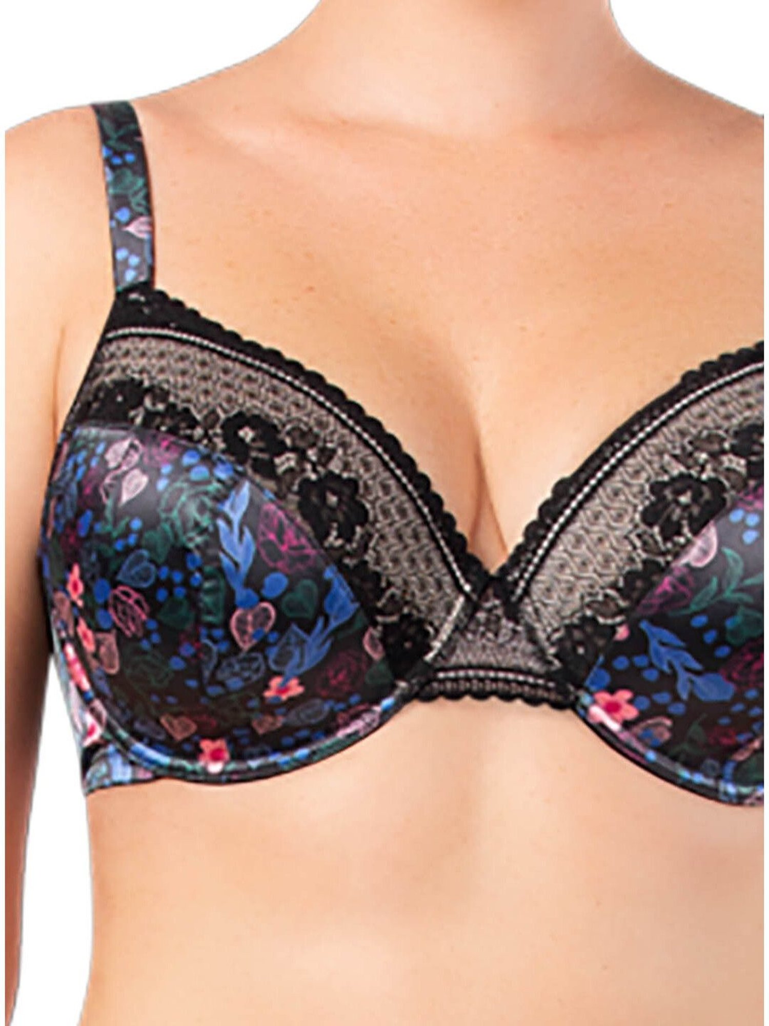 PARFAIT Black Under Wired Padded T-Shirt Bra