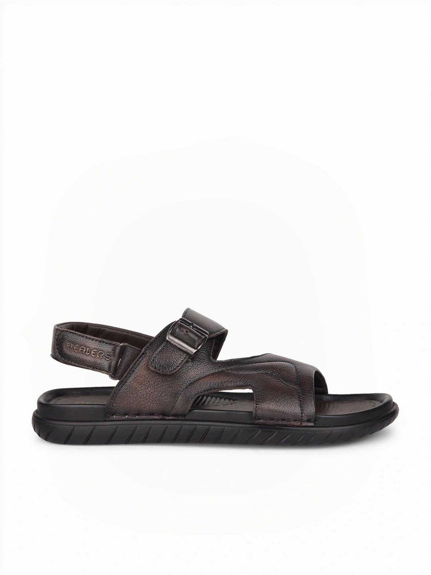 Healers by Liberty Men's Brown Back Strap Sandals