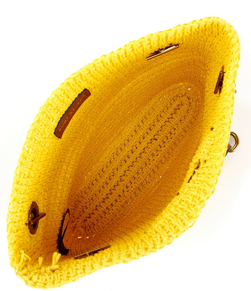 Kurt Geiger London Chelsea Raffia Small Tote Bag