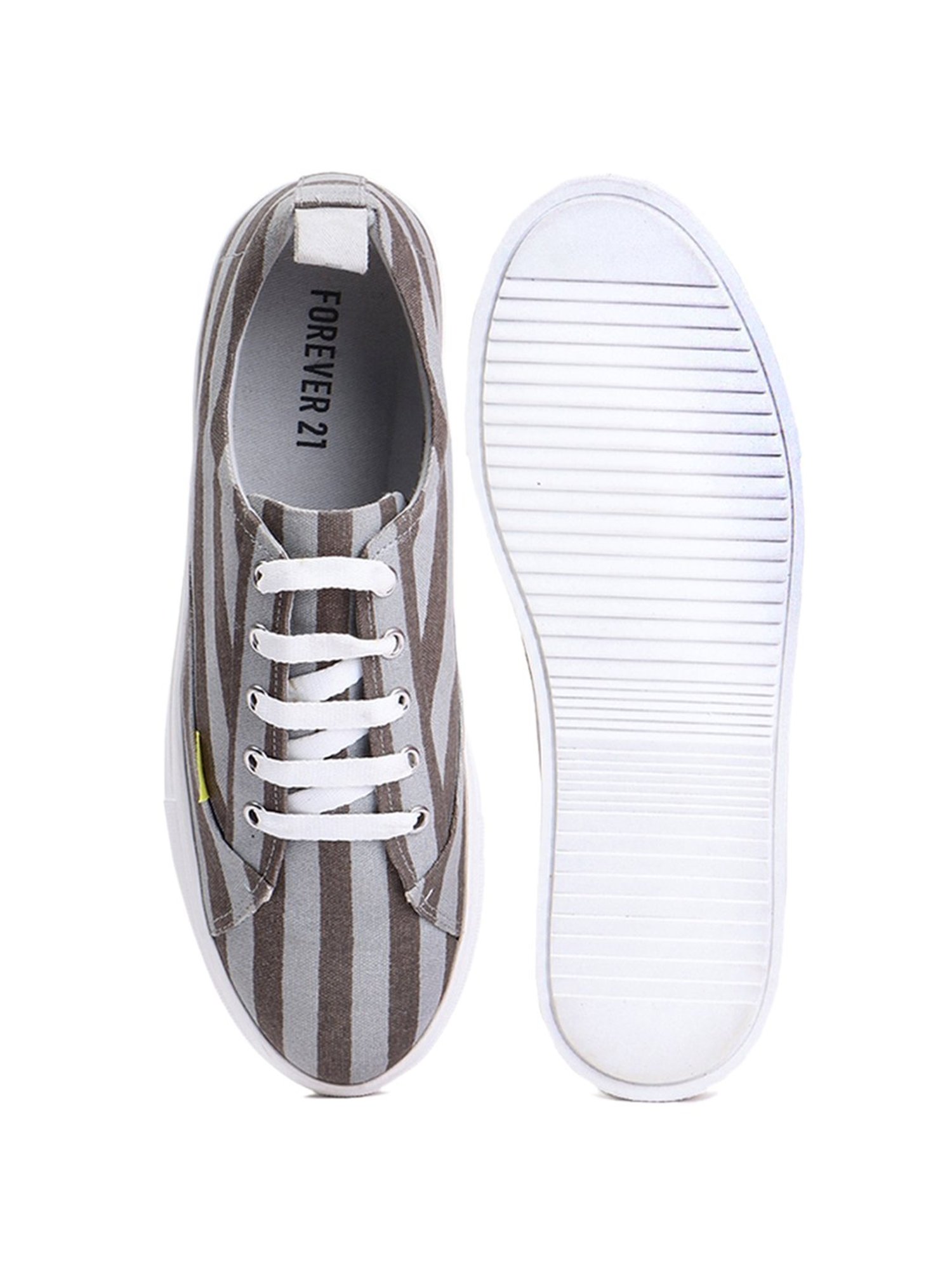 Forever 21 Men's Grey Casual Sneakers