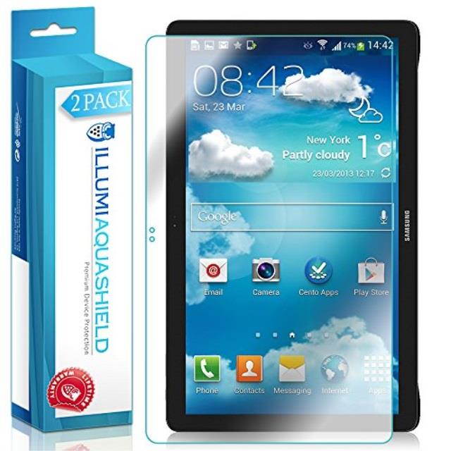Samsung Galaxy View Screen Protector (1-Pack), ILLUMI AquaShield Full Coverage Screen Protector for Samsung Galaxy View HD Clear Anti-Bubble Film - Lifetime Warranty
