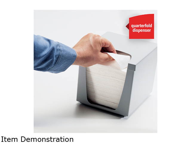 WypAll X50 Extended Use Foodservice Towels Reusable Cloths (06053), Quarterfold, White, 1 Box, 200 Sheets