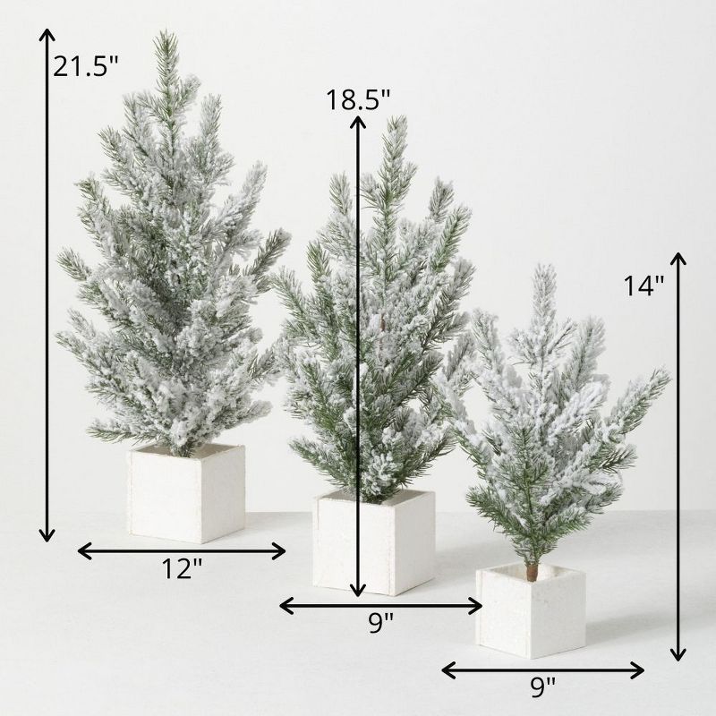 Home Heritage Snowdrift Spruce 6.5 Foot Flocked Christmas Tree with White Lights