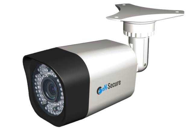 eN-Secure 8 Channel HD Security Surveillance System, 6 Bullet 2 Dome Night Vision Indoor/Outdoor 1080p Cameras, 2TB HDD, Smart Phone Compatible