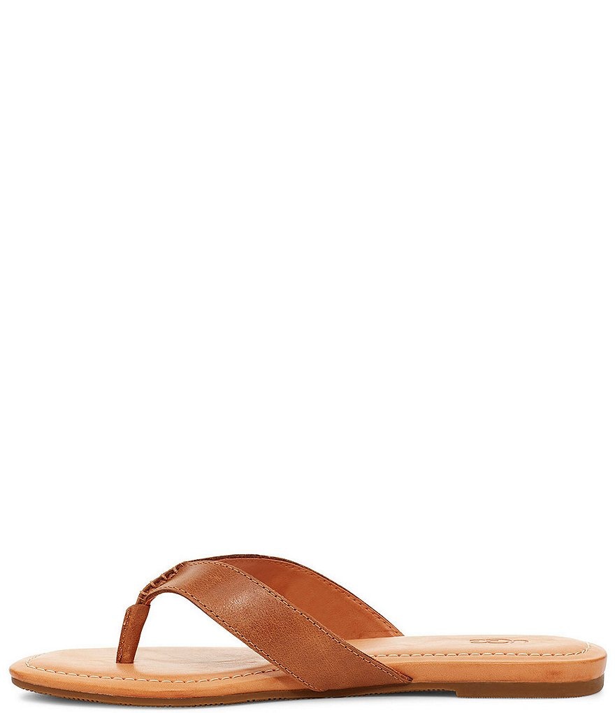 UGG&reg; Tuolumne Leather Flip Flops