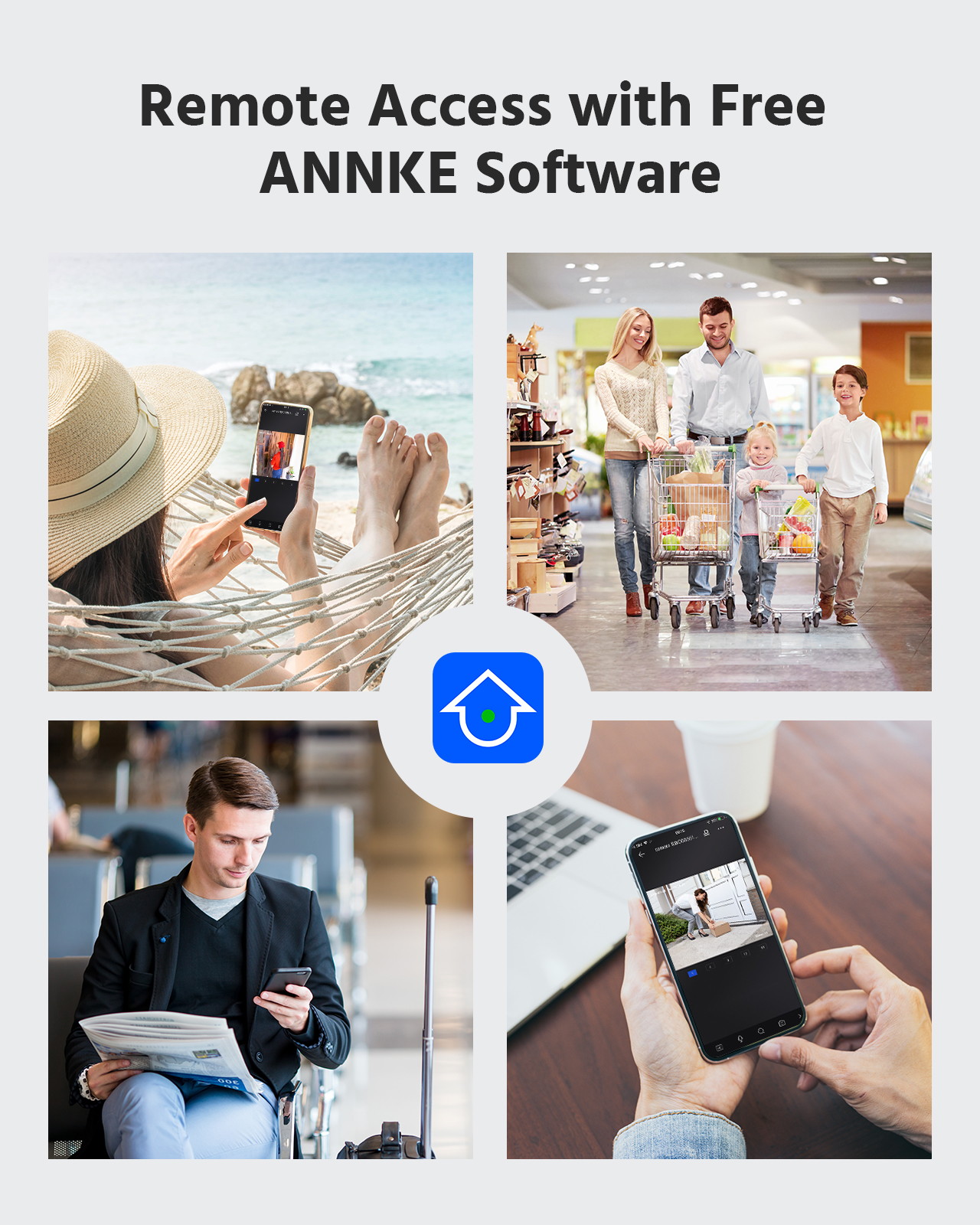 ANNKE 8-Channel 1080P Security Camera System