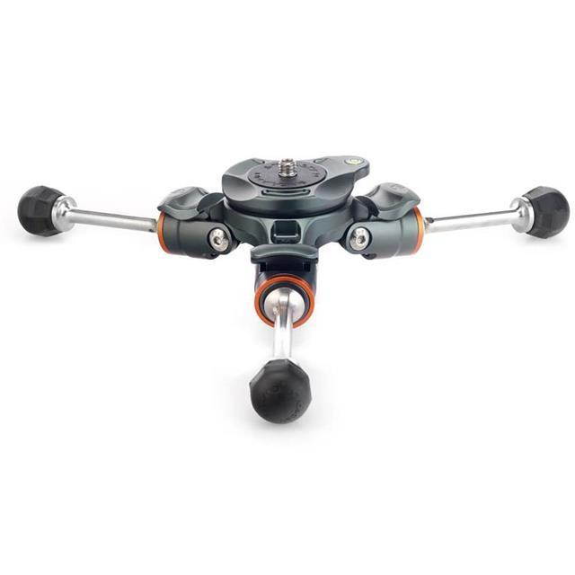 3 Legged Thing Legends Jay Carbon Fiber Levelling Base Tripod, 30 lb Capacity