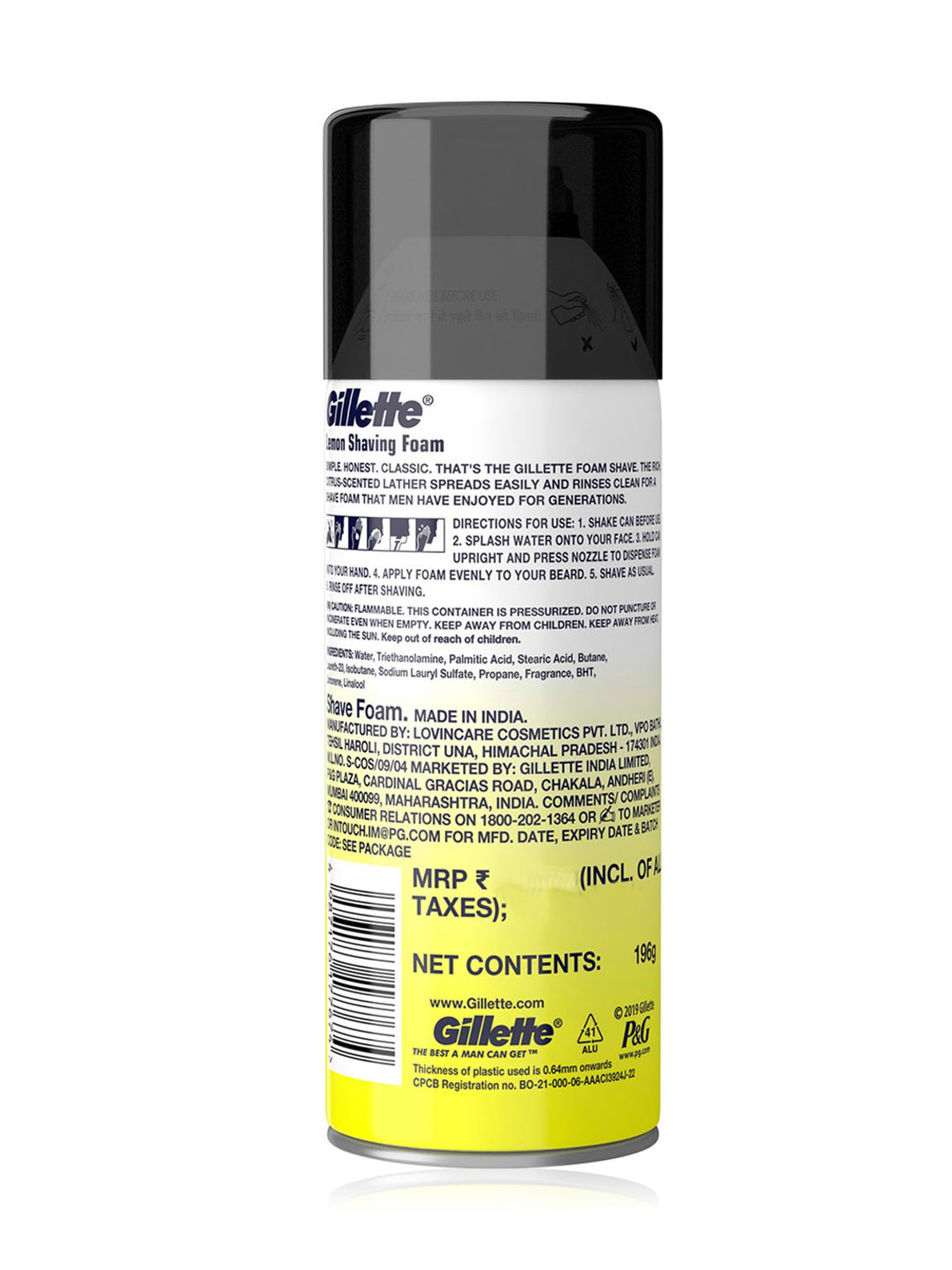 King C. Gillette Men's Beard and Face Wash with Coconut Water - 11.8oz