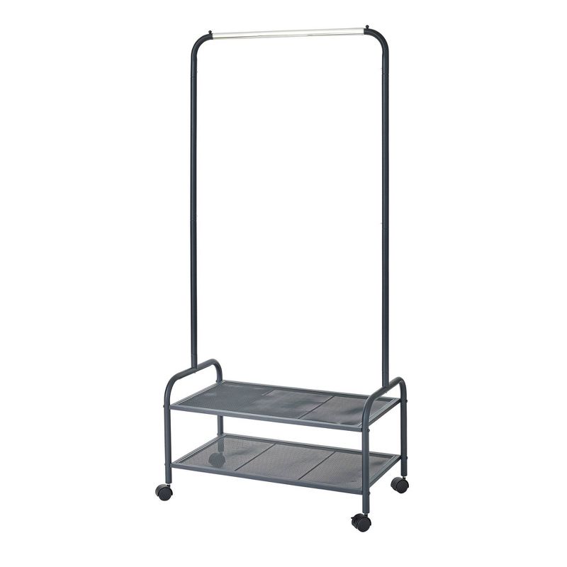 Neatfreak Heavy Duty Steel Garment Rack with Shelves