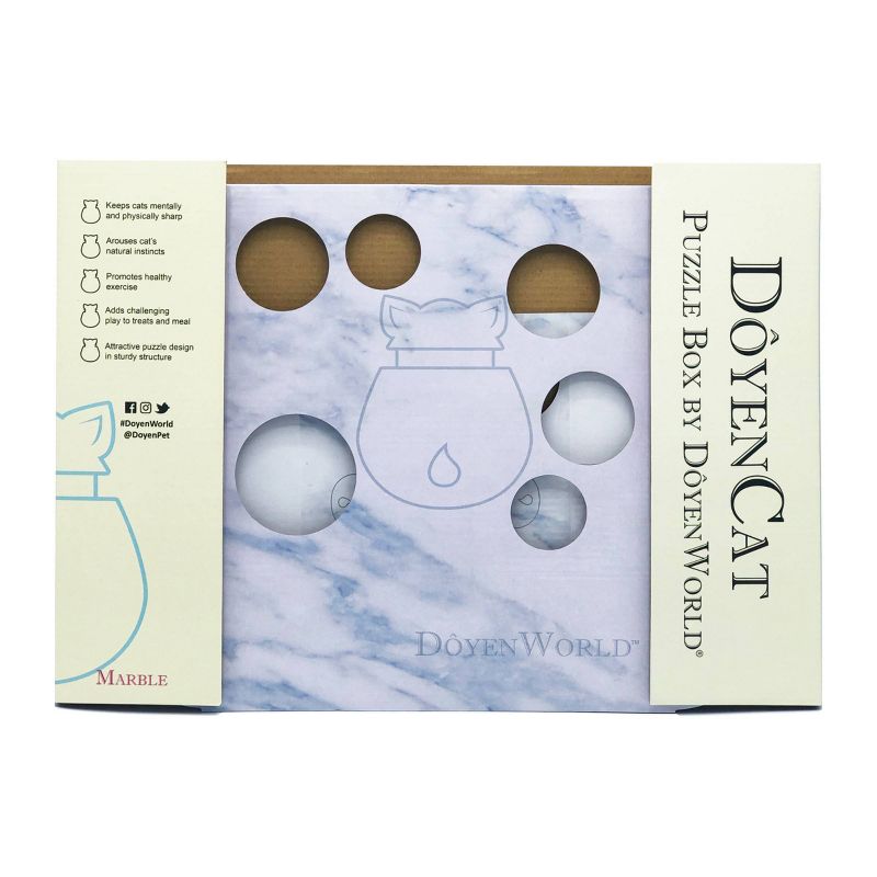 DoyenWorld Puzzle Marble Box Cat Toy