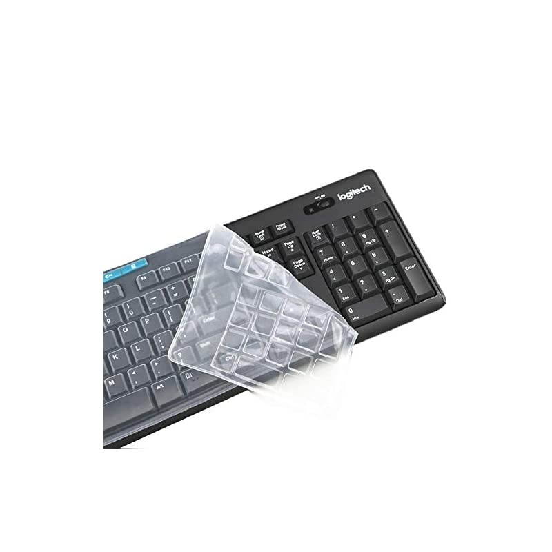 Cover for Logitech MK295 MK270 MK200 & Logitech K270 K200 , Logitech MK270 MK295 Skin Cover - Clear