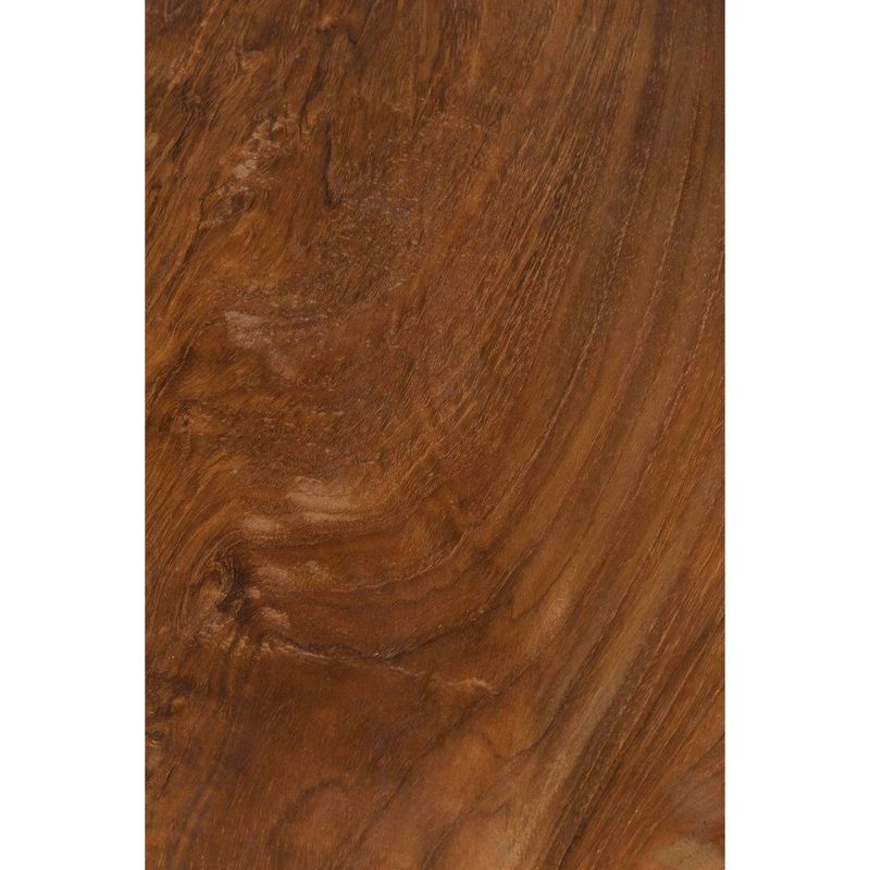 Lupton Teak Accent Table Silver - East At Main