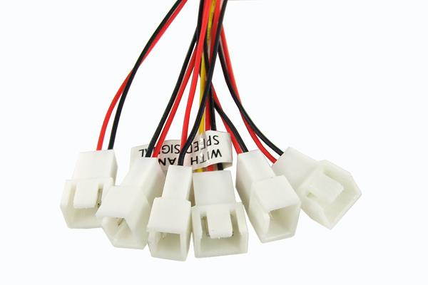 Phobya 3-Pin Fan to 6x 3-Pin Fan Breakout Cable - 60cm (81048)