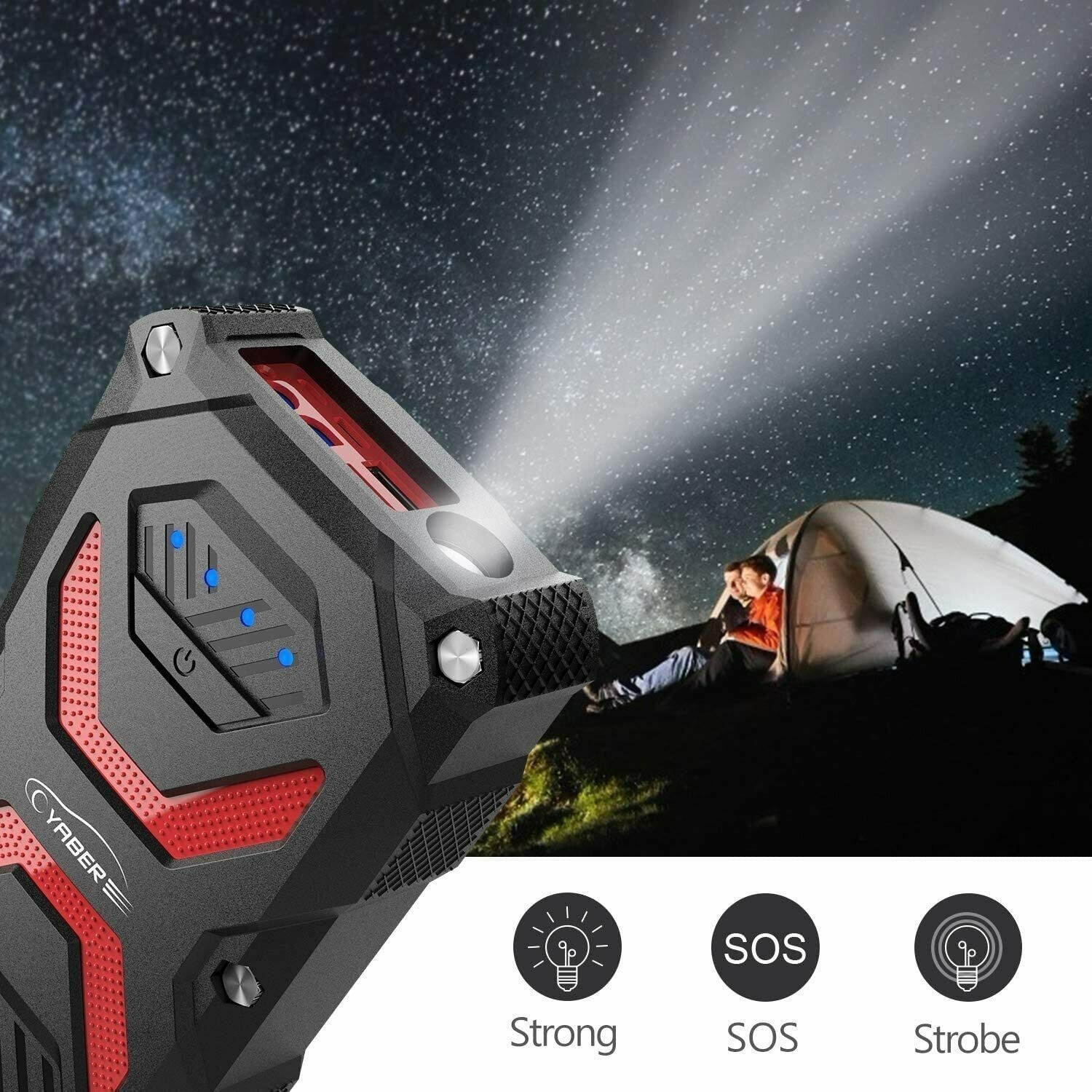 Jump Starter, Car Battery Jump Starter Pack 1000A 13800mAh Power Bank