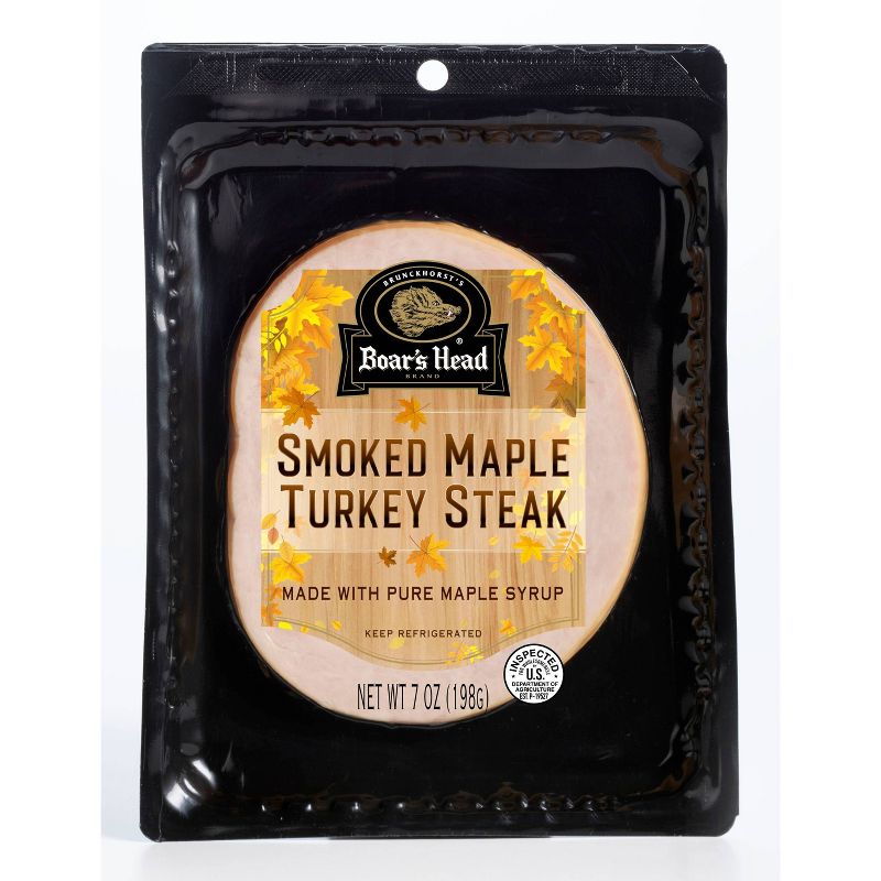 Boar's Head Smoked Maple Turkey Steak - 7oz