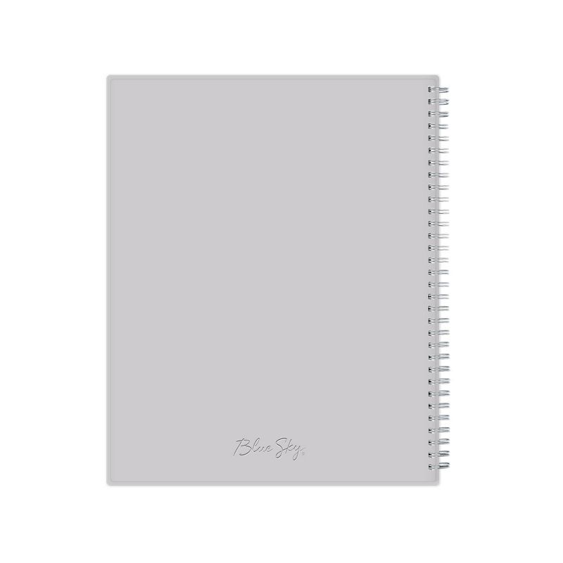 Undated Blue Sky Planner PP 8.5x11 VertAppt Wkly/Mthly Wirebound - Solid Periwinkle