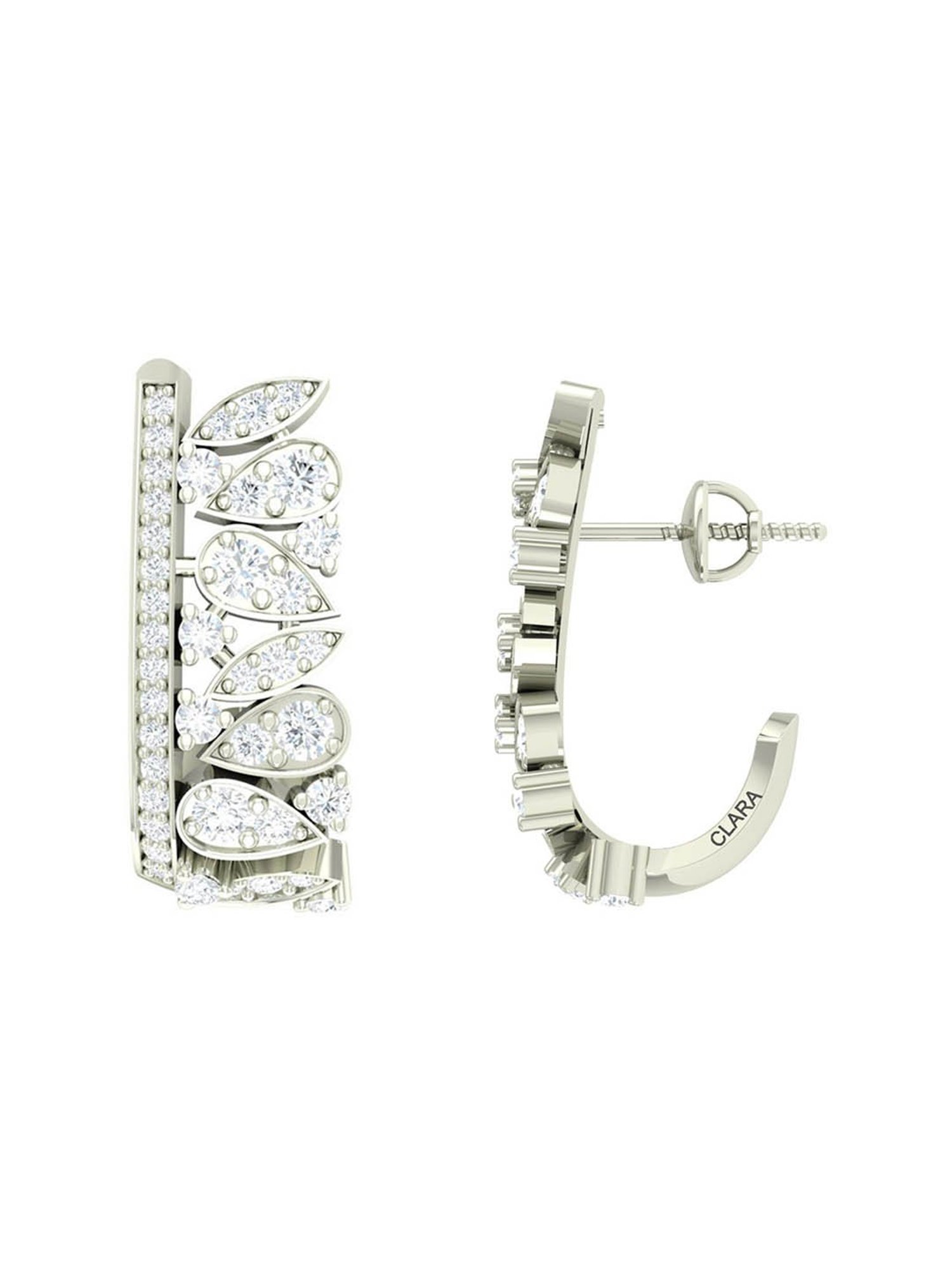 Clara 92.5 Sterling Silver Liana Earrings for Women