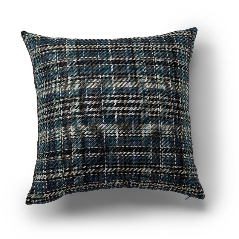 18"x18" Claire Decorative Throw Pillow Blue - SureFit