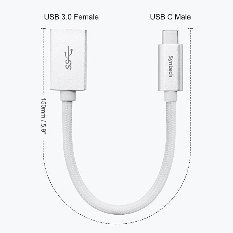 USB C to USB Adapter, 2 Pack USB C to USB3 Adapter,USB Type C to USB,Thunderbolt 3 to USB Female Adapter OTG Cable