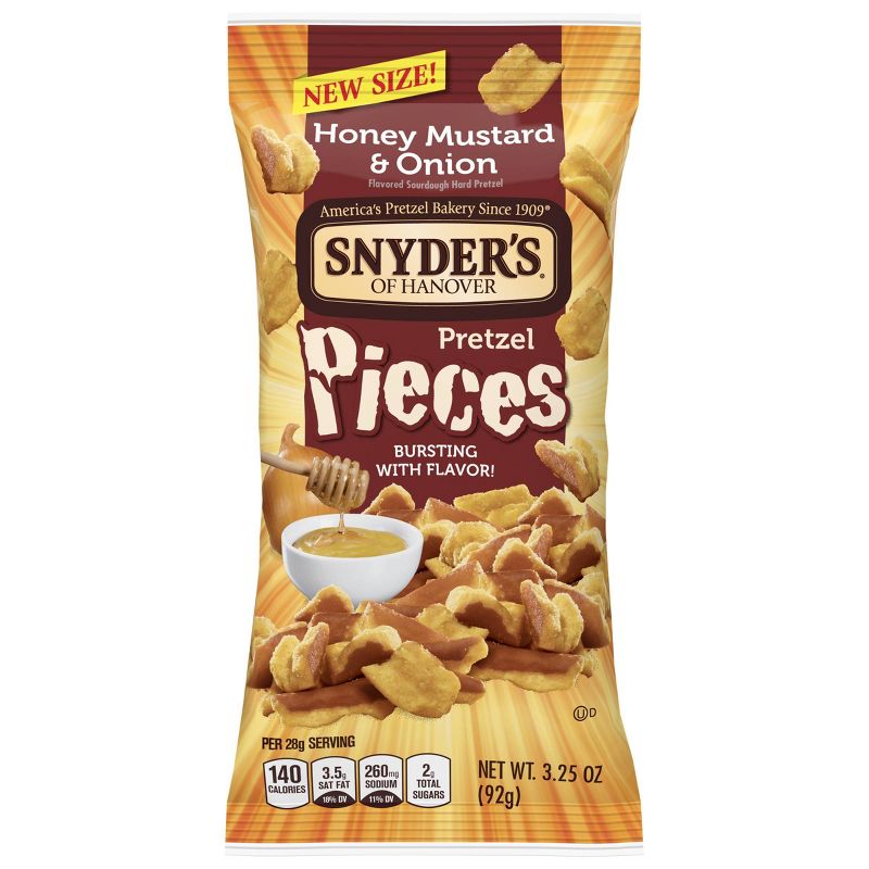 Snyder's of Hanover Honey Mustard & Onion Pretzel - 3.25oz