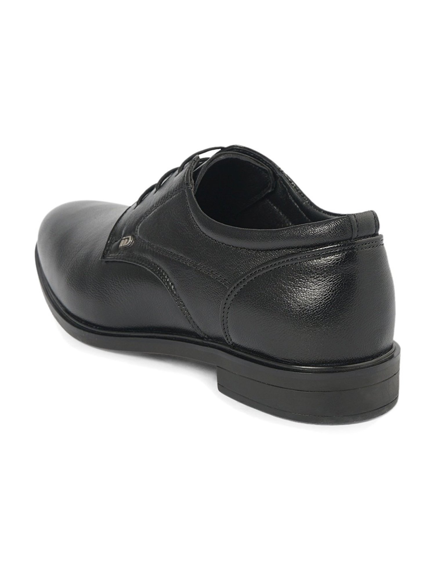 ID Men's Black Derby Shoes