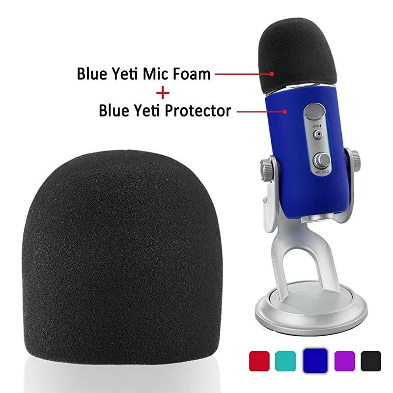 Blue Yeti Windscreen Cover Suit Microphone Pop Filter Dust Cover for Blue Yeti USB Microphone