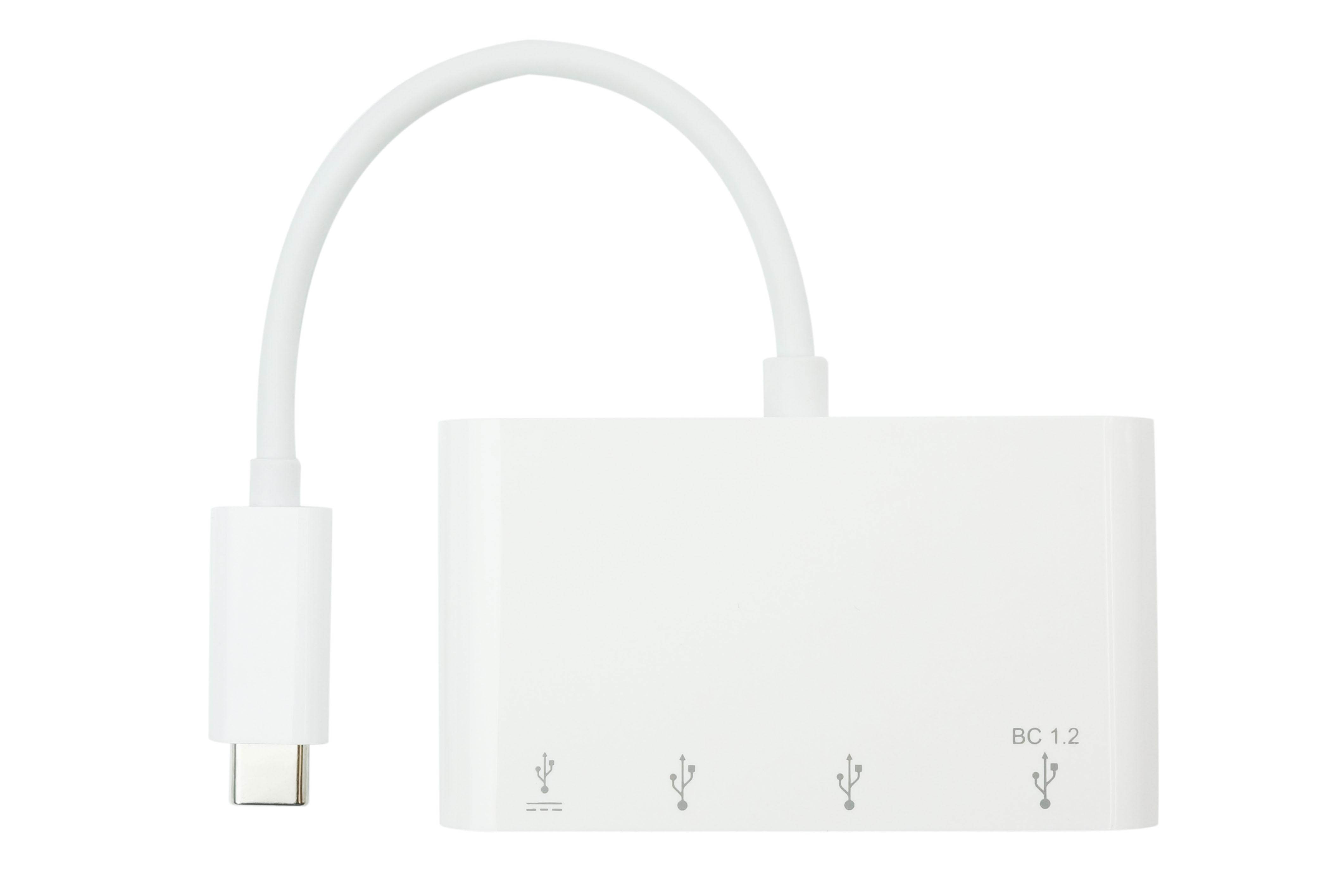 USB-C to 2 Port USB 3.0 + 2 X USB-C PD Charging Port (100W) Hub