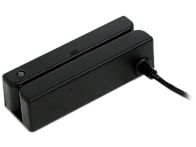BLACK, WITH DATA EDITING CAPABILITY, MAGNETIC STRIPE READER, USB WITH RS232 EMUL