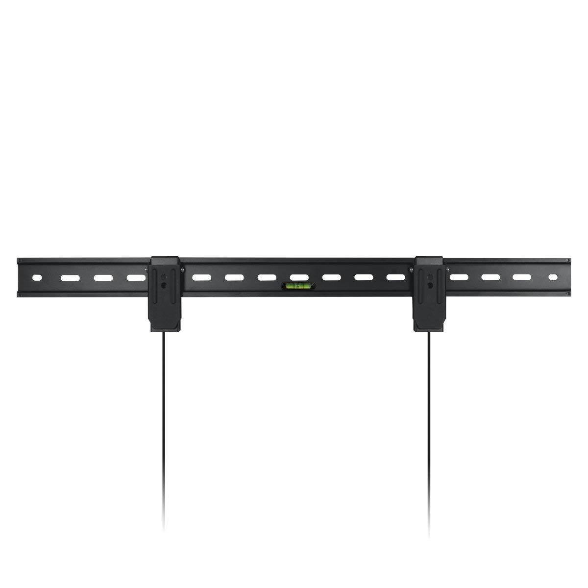 ARCTIC TV BASIC L - Ultra Slim Fixed Wall Mount Bracket for 42 - 78 Inch LED I LCD I Plasma TV fits I Up to 45kg weight capacity I Secure Hold - Black