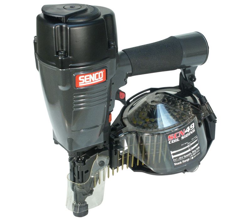 SENCO SCN49 ProSeries 15 Degree 2-1/2 in. Full Round Head Coil Siding Nailer