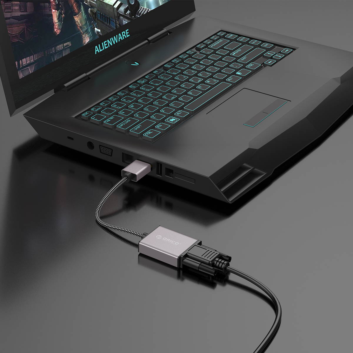 ORICO DisplayPort to VGA 9020*1080@60HZ Adapter DP Display Port to VGA Converter Male to Female Compatible for PC Laptop and More