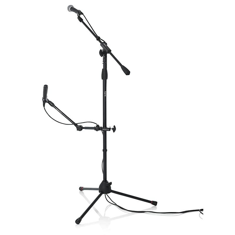 Adjustable Angled Mini Boom Arm with Interlocking Design 9 Inch Boom Arm GFWMICCLMPBM9