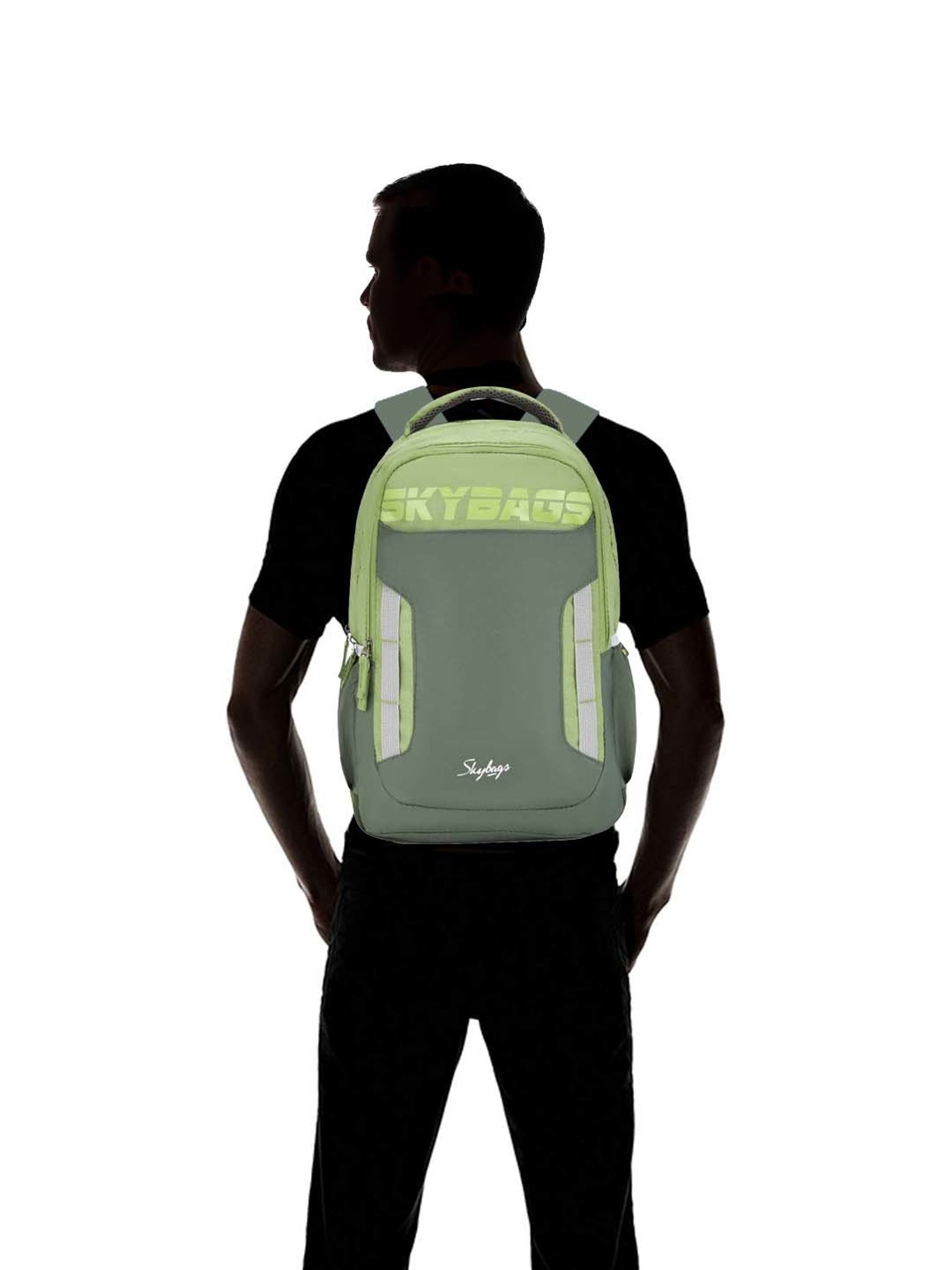 Skybags 22 Ltrs Green Medium Backpack