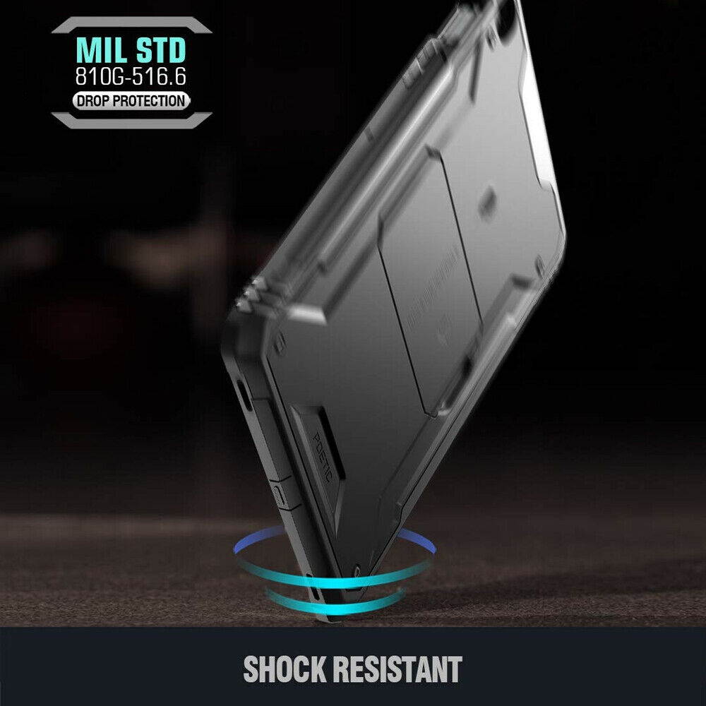 Case For Galaxy Tab S5E 2019 SM-T720/T725 [Drop Protective] Hard Cover Black