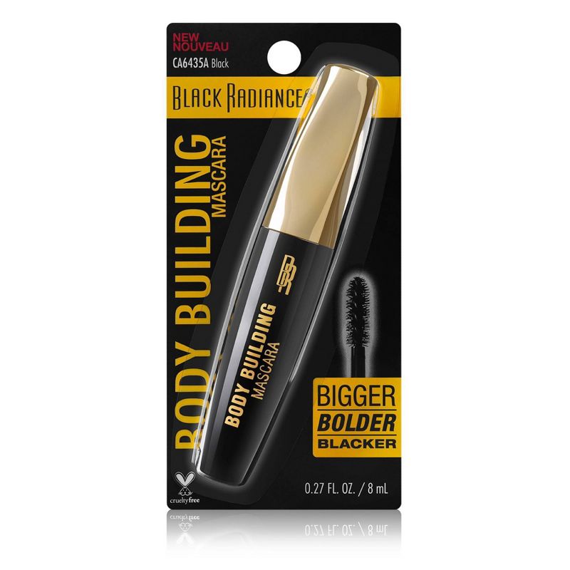 Black Radiance Body Building Mascara - Black - 0.27oz