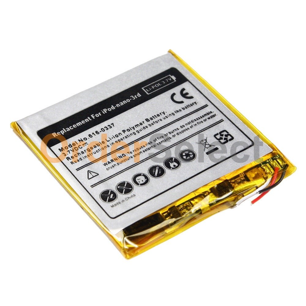 Fenzer Replacement Battery for Apple iPod Nano 3 3G 3rd Generation + Tool Kit